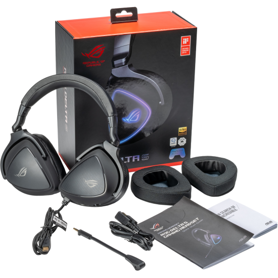 Gaming Earphone ASUS ROG Delta S, USB-C, Aura Sync RGB