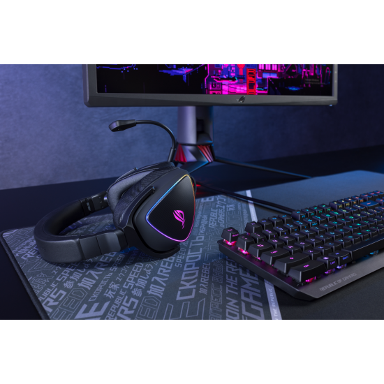 Gaming Earphone ASUS ROG Delta S, USB-C, Aura Sync RGB