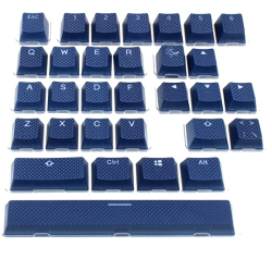 Ducky Navy 31-Keycap Set Rubber Backlit Double-Shot US Layout