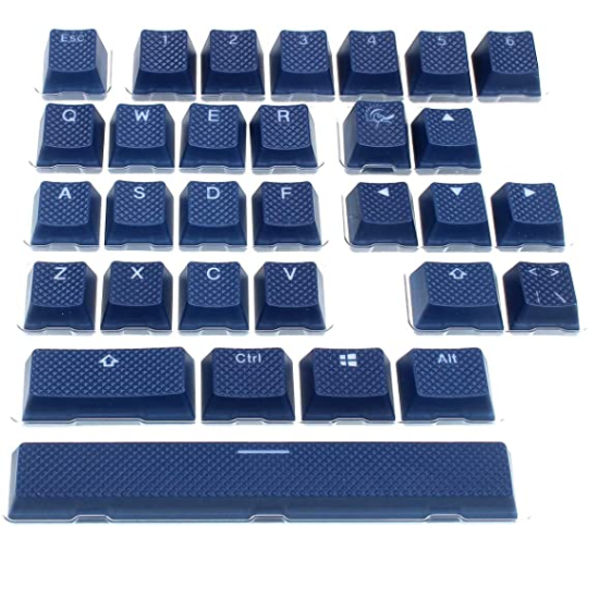 Ducky Navy 31-Keycap Set Rubber Backlit Double-Shot US Layout