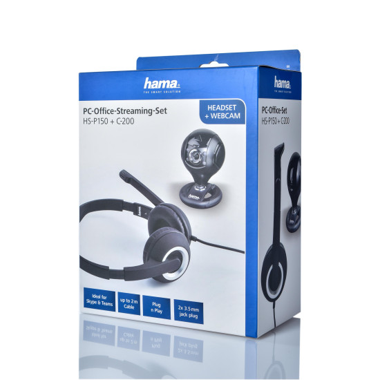 Headphones with microphone HAMA HS-P150, 139998