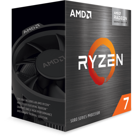 CPU AMD RYZEN 7 5700G, 3.8GHz (Up to 4.6GHz) 20MB Cache, 65W, AM4, BOX