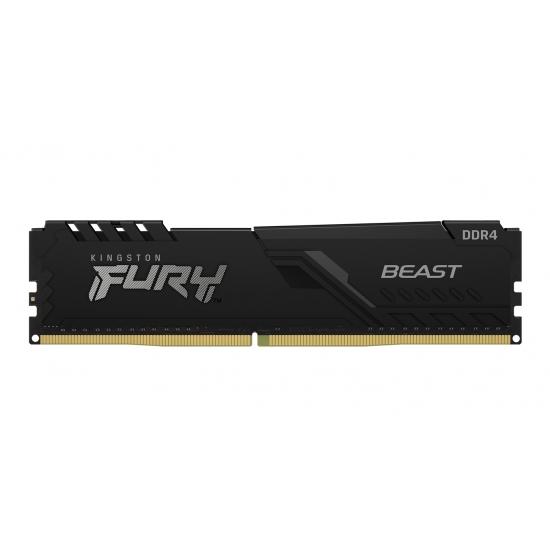 Памет Kingston FURY Beast Black 64GB(2x32GB) DDR4 3200MHz KF432C16BBK2/64
