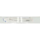 Мрежов кабел HAMA Flexi-Slim, U/UTP CAT 6a, 10 Gbit/s, RJ-45 - RJ45, 0.75 m, Бял