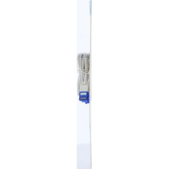 Мрежов кабел HAMA Flexi-Slim, U/UTP CAT 6a, 10 Gbit/s, RJ-45 - RJ45, 1.50 m, Бял