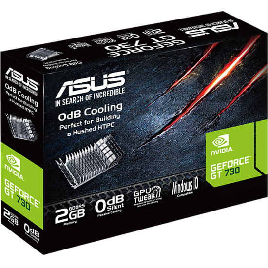 Видео карта ASUS GeForce GT 730 2GB GDDR5