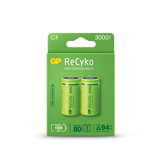 GP ReCyko battery 3000mAh C (2 battery pack)
