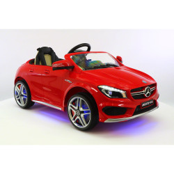 Mercedes Benz CLA45 AMG battery car with soft tires, WiFi and leather seat