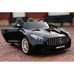 Акумулаторен кола Mercedes GT R 4X4 Licensed 2х12V двуместен с кожена седалка