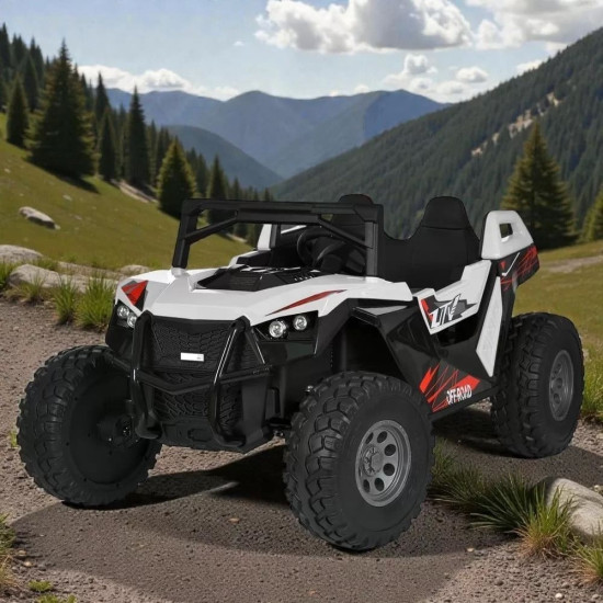 Battery-powered two-seater UTV off-road jeep, 4x4, 24V, 690W, with MP4 & MP3 player