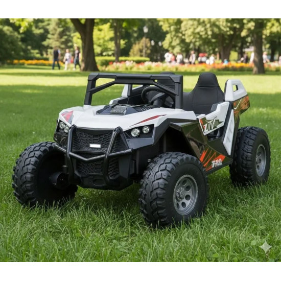Battery-powered two-seater UTV off-road jeep, 4x4, 24V, 690W, with MP4 & MP3 player