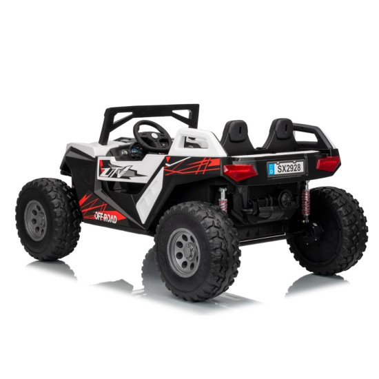 Battery-powered two-seater UTV off-road jeep, 4x4, 24V, 690W, with MP4 & MP3 player