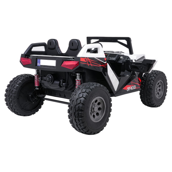 Battery-powered two-seater UTV off-road jeep, 4x4, 24V, 690W, with MP4 & MP3 player