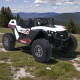 Battery-powered two-seater UTV off-road jeep, 4x4, 24V, 690W, with MP4 & MP3 player