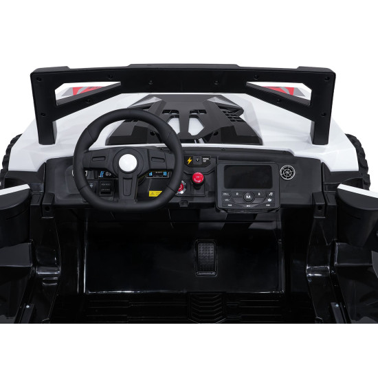 Battery-powered two-seater UTV off-road jeep, 4x4, 24V, 690W, with MP4 & MP3 player