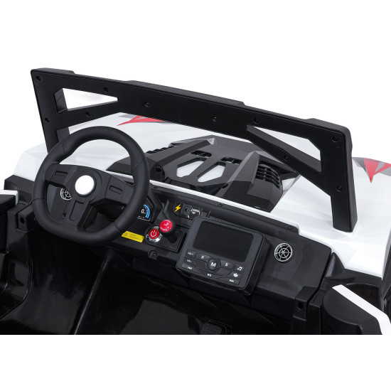 Battery-powered two-seater UTV off-road jeep, 4x4, 24V, 690W, with MP4 & MP3 player