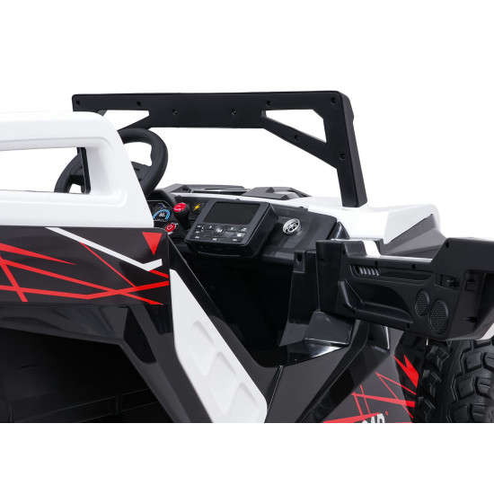Battery-powered two-seater UTV off-road jeep, 4x4, 24V, 690W, with MP4 & MP3 player