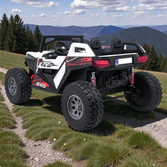 Battery-powered two-seater UTV off-road jeep, 4x4, 24V, 690W, with MP4 & MP3 player