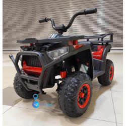 Акумулаторно бъги MINI 4X4 12V,MP3 плейър, с меки гуми и WiFi дистанционно с Кожена седалка