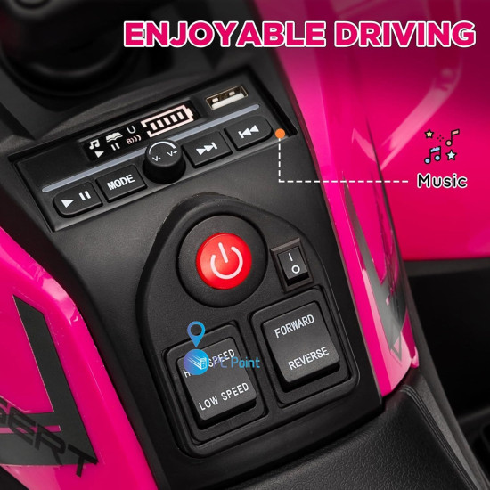 Акумулаторно бъги MINI 4X4 12V,MP3 плейър, с меки гуми и WiFi дистанционно с Кожена седалка Акумулаторно бъги MINI 4X4 12V,MP3 плейър, с меки гуми и WiFi дистанционно с Кожена седалка
