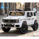 Лицензиран Акумулаторен джип Mercedes G 580 AMG Premium 12V/7Ah,70W ,MP3 плейър, Кожена седалка, EVA меки гуми, Металик боя 2026 г.
