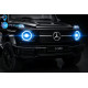 Лицензиран Акумулаторен джип Mercedes G 580 AMG Premium 12V/7Ah,70W ,MP3 плейър, Кожена седалка, EVA меки гуми, Металик боя 2026 г.