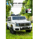 Лицензиран Акумулаторен джип Mercedes G 580 AMG Premium 12V/7Ah,70W ,MP3 плейър, Кожена седалка, EVA меки гуми, Металик боя 2026 г.