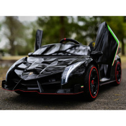 Lamborghini Veneno 12V battery car with opening doors soft tires 4x4