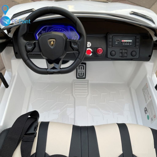 Licensed Lamborghini Aventador SVJ 2-Seater Ride-On Car 24V/14Ah with Drift Function 1500W
