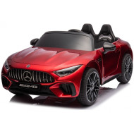 Акумулаторна двуместна кола Mercedes SL63 24V с отварящи се врати меки гуми 4x4