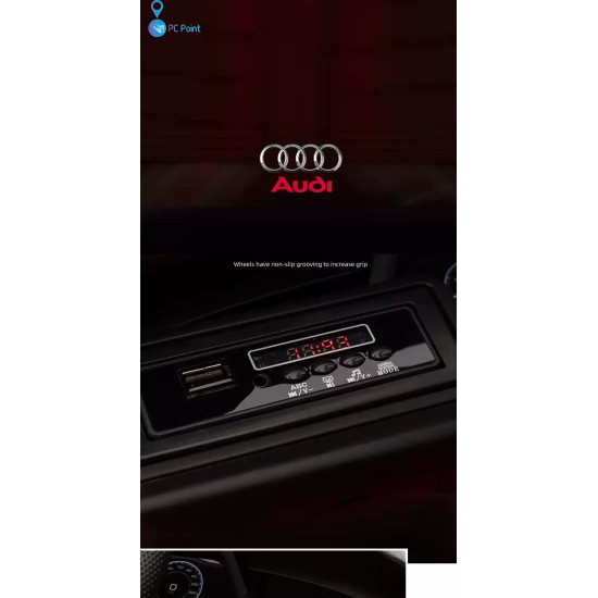 AUDI RS E-TRON GT 4WD Licensed Ride-On Electric Car 12V/7Ah MP3, 100W