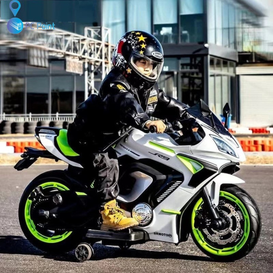 Battery-Powered Motorcycle Big Ninja 12V/7Ah, MP3 Player