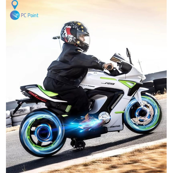 Battery-Powered Motorcycle Big Ninja 12V/7Ah, MP3 Player