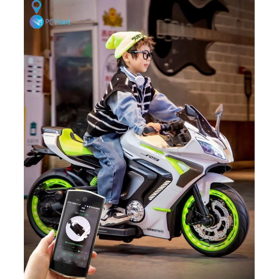 Battery-Powered Motorcycle Big Ninja 12V/7Ah, MP3 Player