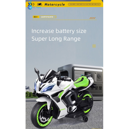 Battery-Powered Motorcycle Big Ninja 12V/7Ah, MP3 Player