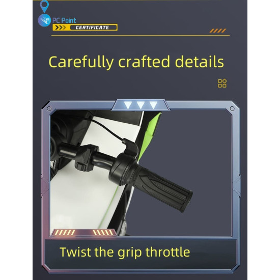 Battery-Powered Motorcycle Big Ninja 12V/7Ah, MP3 Player