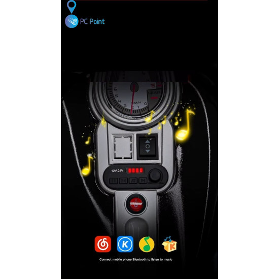 Battery-Powered Motorcycle SF Racing 12V/10Ah