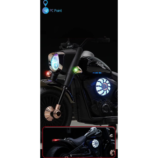 Battery-Powered Motorcycle SF Racing 12V/10Ah