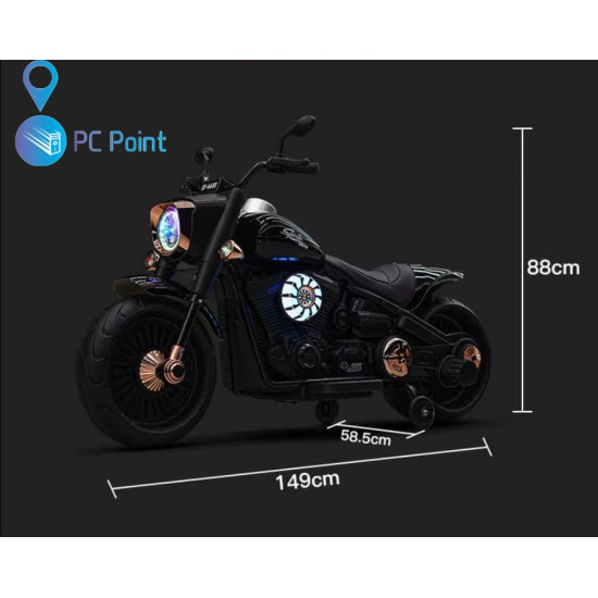 Battery-Powered Motorcycle SF Racing 12V/10Ah