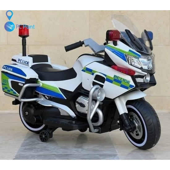 Battery-Powered Motorcycle POLICE 12V/7Ah