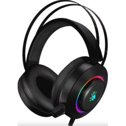 Геймърски слушалки A4TECH Bloody G521, Virtual 7.1, Omni-Directional микрофон, Черно/Червено