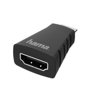 Адаптер HAMA 200347, Mini-HDMI мъжко - HDMI женско, Ultra-HD, 4K, Черен