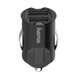 Заряднo за кола HAMA Universal 2xUSB, 5V/10.5W, Черен