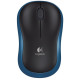 Безжична оптична мишка LOGITECH M185, Синя, USB