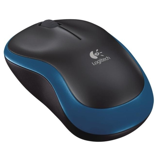 Безжична оптична мишка LOGITECH M185, Синя, USB
