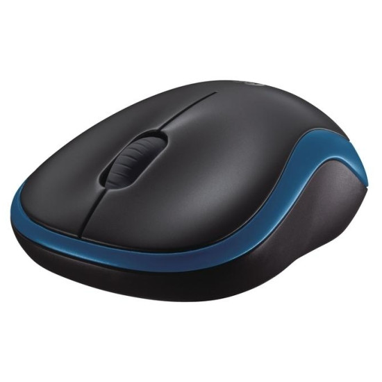 Безжична оптична мишка LOGITECH M185, Синя, USB