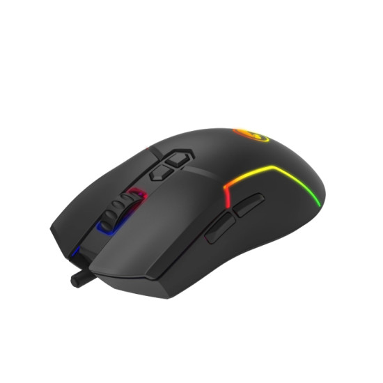 Marvo Геймърска мишка Gaming Mouse CAPO 35 Black M655 RGB - 12000dpi, 7 programmable buttons, 1000Hz
