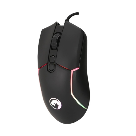 Marvo Геймърска мишка Gaming Mouse CAPO 35 Black M655 RGB - 12000dpi, 7 programmable buttons, 1000Hz