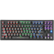 Xtrike ME механична клавиатура Gaming Keyboard Mechanical 87 keys GK-979 - Blue switches, Rainbow backligh