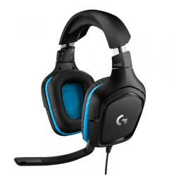 Геймърски слушалки Logitech G432, Микрофон, Черни
